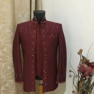 Beskap Pengantin Nasional Maroon 4