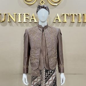 Beskap Pengantin Jawaan Mocca