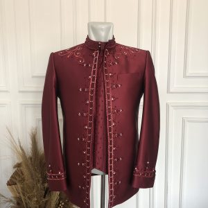 Beskap Pengantin Nasional Maroon 3