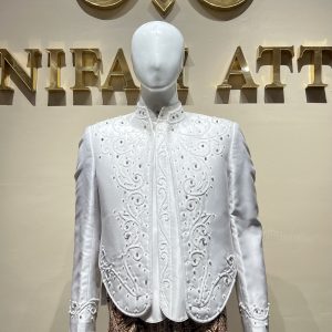 Beskap Pengantin Jawaan Putih 1