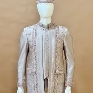 Beskap Pengantin Nasional Pink 3
