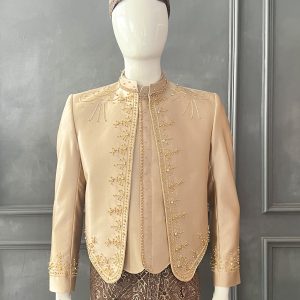 Beskap Pengantin Jawaan Gold Muda