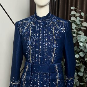 Beskap Pengantin Sundaan Navy 2