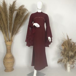 Busana Penerima Tamu Maroon 2